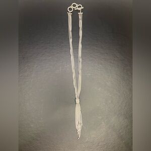 David YURMAN 925 Silver WILLOW
Diamond 4 Strand Chain Lariat
Necklace